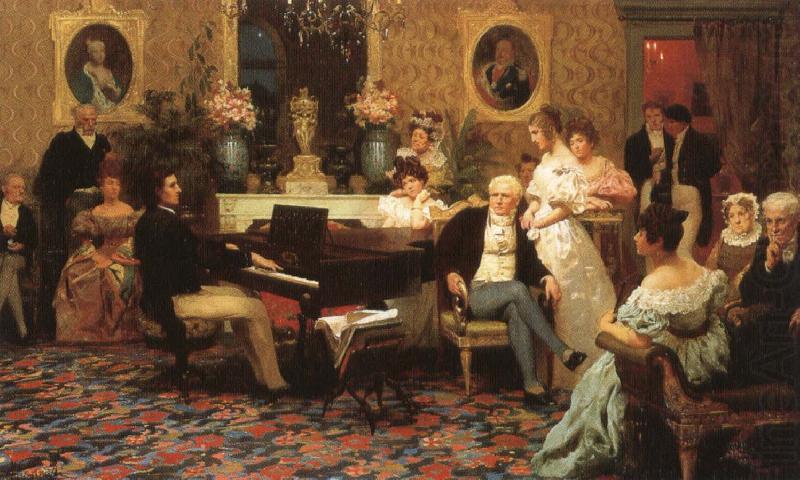 oscar wilde Chopin piano phrase rodziwill Sharon Prince china oil painting image